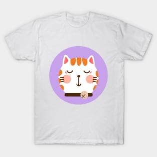 cute drawn kitty cat design 10 T-Shirt